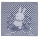 Dishcloth - artist Dick Bruna - Miffy on a bicycle