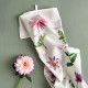 Theedoek - Dahlia flowers - organic cotton