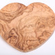Serving board Heart - olive wood