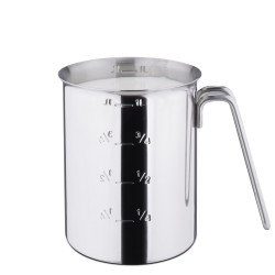 Measuring cup - 1 liter - stainless steel