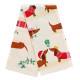Dishcloth - Festive Sausage Dog