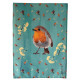 Theedoek - Roodborst - organic cotton
