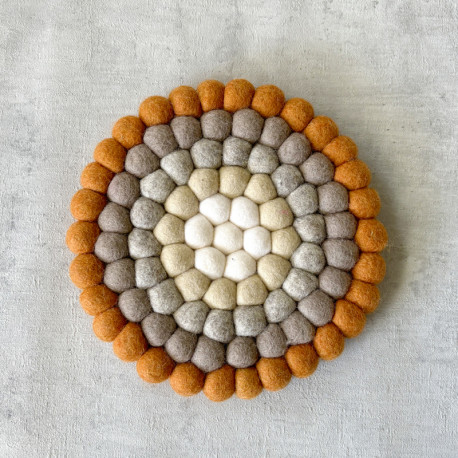 Onderzetter Autumn - fairmade wolvilt