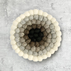 Grote onderzetter Winter - fairmade wolvilt