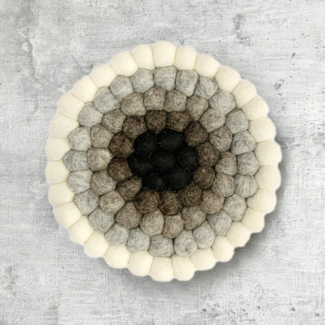 Grote onderzetter Winter - fairmade wolvilt