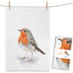 Dishcloth - Robin Redbreast
