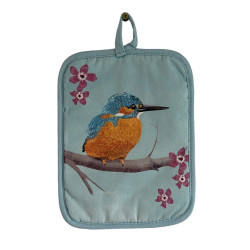 Potholder - Kingfisher - organic cotton