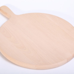 Pizzaplank / Serveerplank beukenhout  -   Ø 33 cm