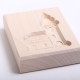 Wooden cookie mold little church