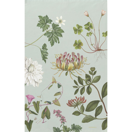 Theedoek - Flora Danica Atlas Flowers - organic cotton