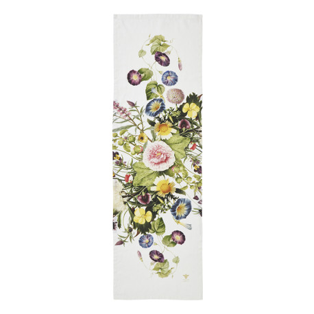 Table runner - Flower Garden - 100% natural linen
