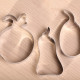 XL Cutter Apple with stem - 2 pieces