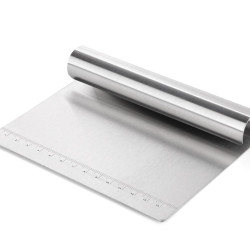 Dough Cutter stainless steel - with size indication