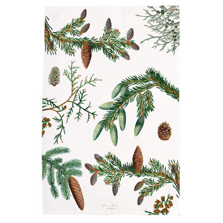 Dishcloth - PIne Trees - 100% organic cotton