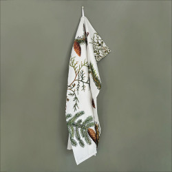 Dishcloth - PIne Trees - 100% organic cotton