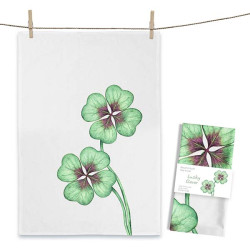 Theedoek Maluu - Lucky Clover - 100% Oekotex cotton - Made in Portugal