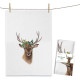 Theedoek Maluu - Christmas Deer -100% Oekotex cotton - Made in Portugal