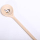 Wooden Spoon with Horse - round