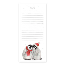 Notepad - Christmas Penguins