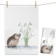 Theedoek Maluu - Snowdrop Hedgehog - 100% Oekotex cotton - Made in Portugal