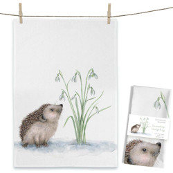 Dishcloth Maluu - Snowdrop Hedgehog - 100% Oekotex cotton - Made in Portugal