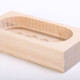 Butter mold oval with flower maple wood - 250 g