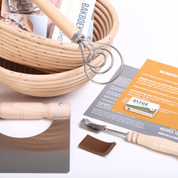 Enthusiastic Bread Baker Kit - 2 bannetons, one oval, one round