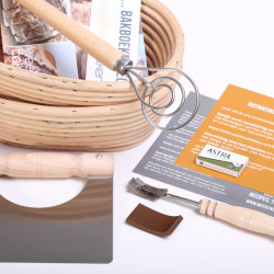 Enthusiastic Bread Baker Kit - 2 oval bannetons