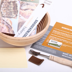Bread Baker Kit Start - Round proofing basket - With the original WKB Lame!