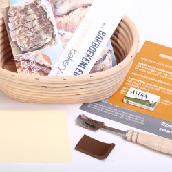 Bread Baker Kit Start - Round proofing basket - With the original WKB Lame!