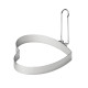 Heart shaped egg  and pancake mold - high quality stainless steel
