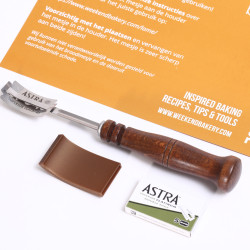 Bread Scoring Tool / Lame -Walnut brown - The Original! + spare blades