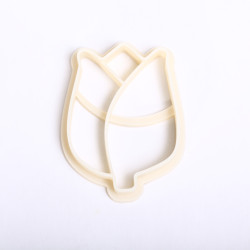 Cookie cutter - 3D Tulip  small -  6 x 4.5 cm