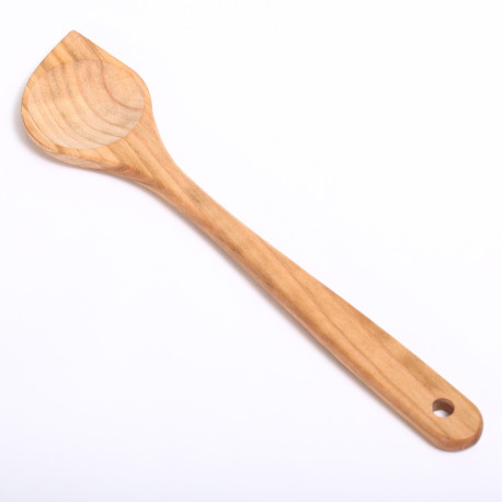 Pollepel met puntje -  kersenhout