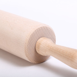 Rolling pin, beech wood 40 x 6 cm