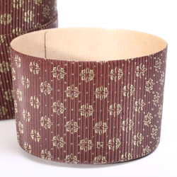 Nieuw! Panettone Premium -  Chocolate & Gold - extra stevig karton - set van 5 stuks