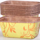 Loaf mold Chocolate & Gold mini -  8 cm