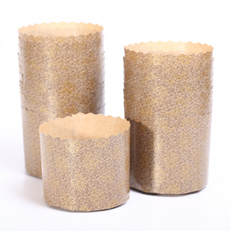 Baking Cups Panettone Mini Ø7 x H6 cm - set of 24