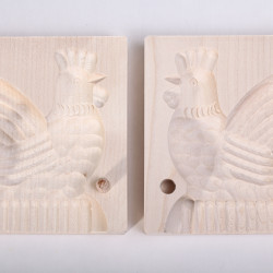 Luxe Houten Boterkip - Prachtig uitgesneden Ahorn