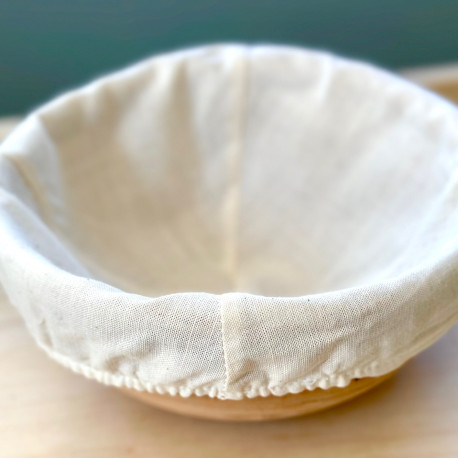 Cover voor rond rijsmandje - Geschikt voor  rond hoog mandje Ø 16 cm