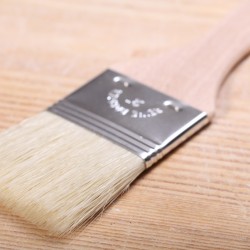 Pastry brush with beechwood handle large - 5 cm