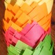 Tulip muffin cups multi color set