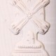 Speculaasplank Molen esdoornhout 15 x 9 cm