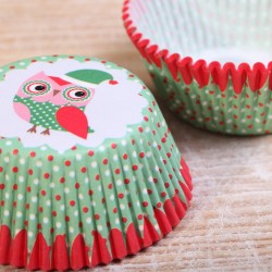 Baking Cups Christmas Owl