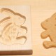 Wooden cookie mold Bunny