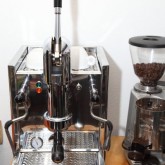 Our other love: The Coffee and the beans resulted in a new espresso machine. It\'s the...