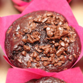 Recipe for double chocolate mini muffins