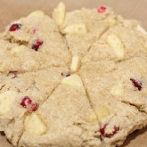 Christmas Scones with Cranberries