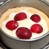 Making cranberry round cakes / rondo's