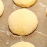 Fluffy overnight buns with pumpkin - proofing